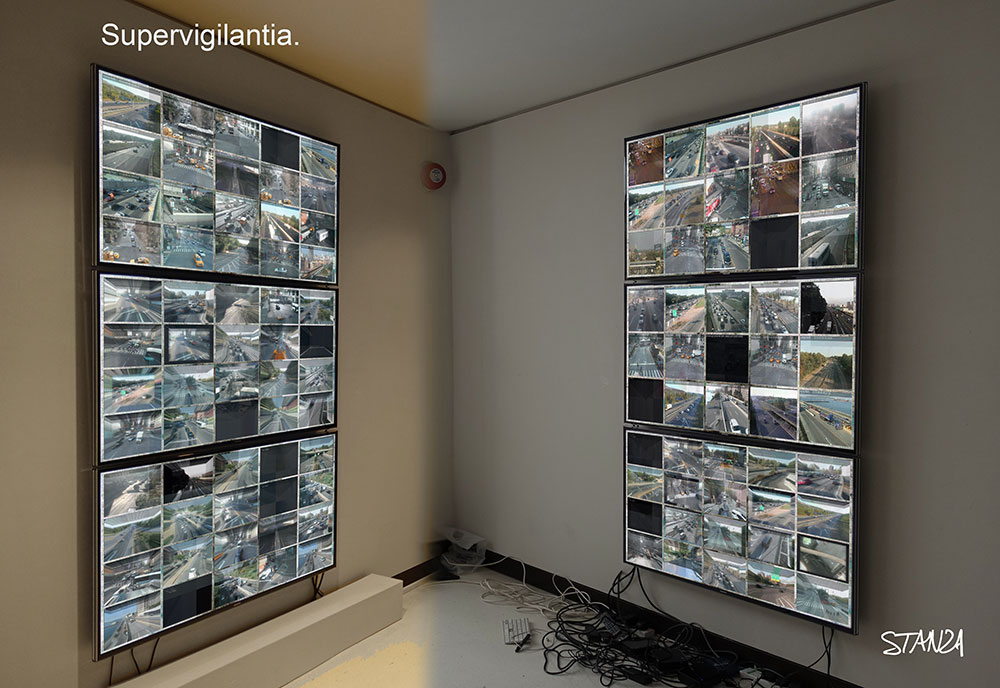 networked surveillance and art by stanza