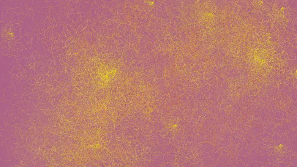 Digital generative artwork by Stanza