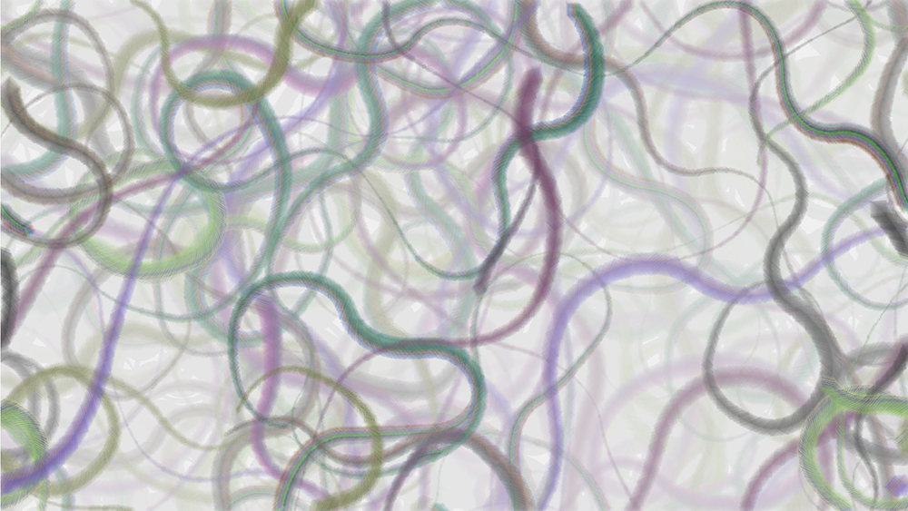 Digital generative artwork by Stanza