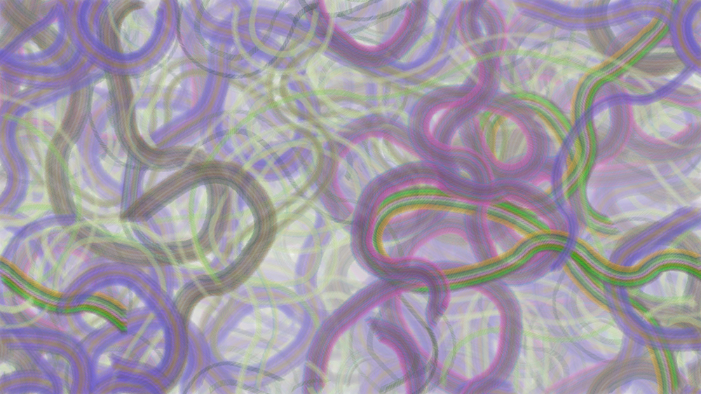 Digital generative artwork by Stanza