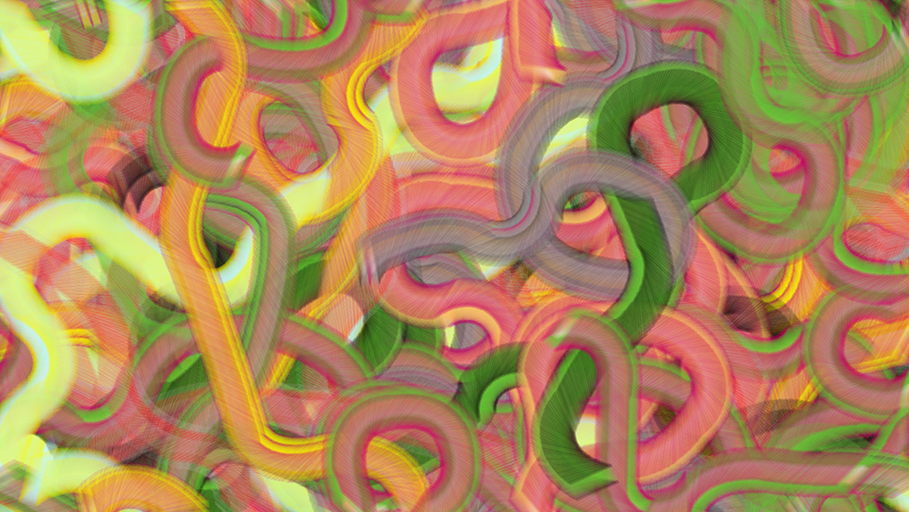 Digital generative artwork by Stanza