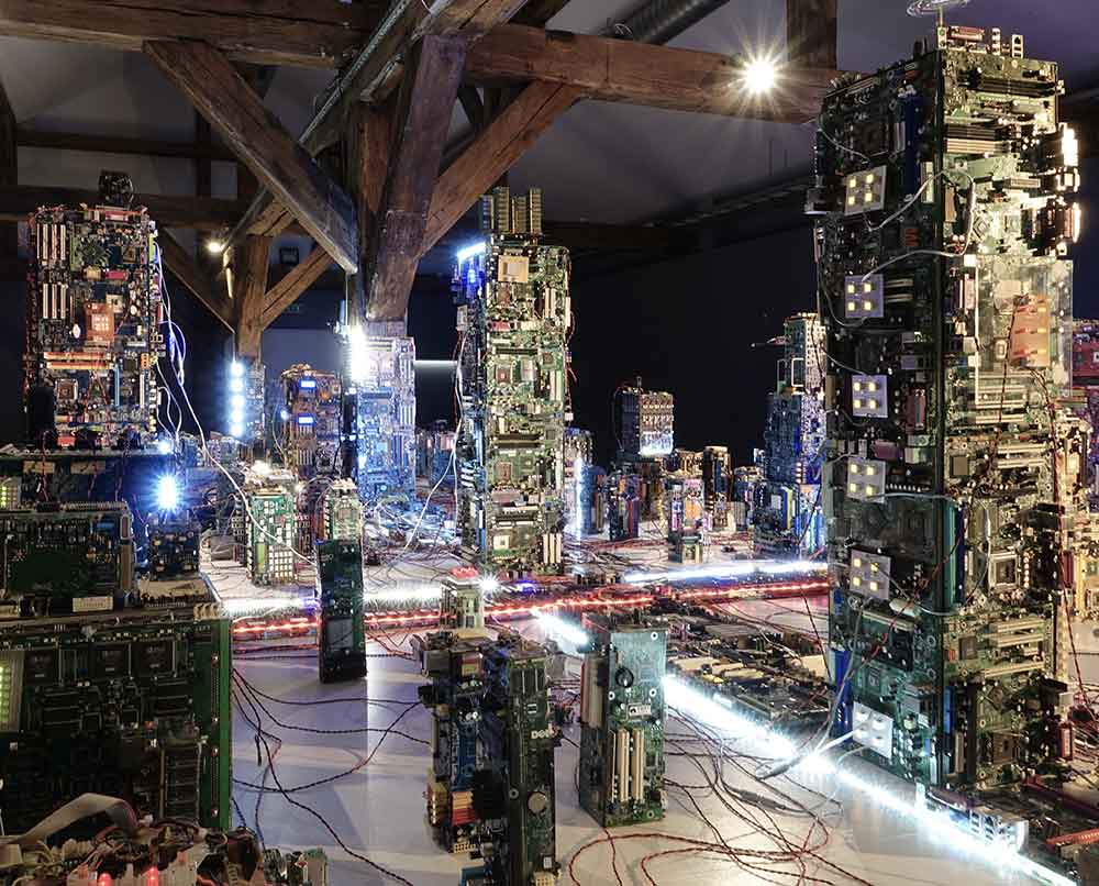 Stanza art city , data, real time, surveillance,sensors, IOT, internet of things