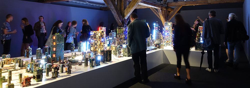 Stanza art city , data, real time, surveillance,sensors, IOT, internet of things