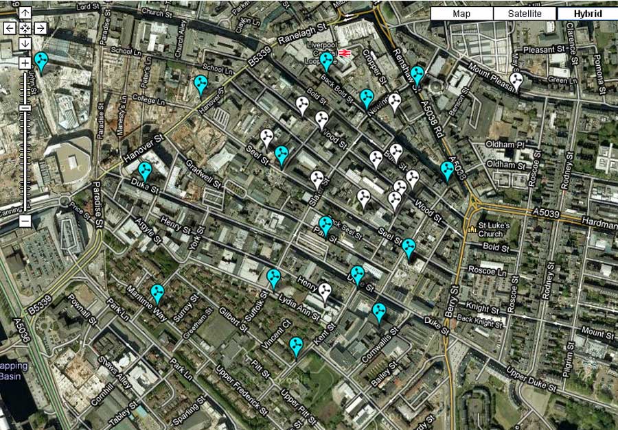 Stanza at FACT. Live data visualisation. Smart City, IOT platform 2007
