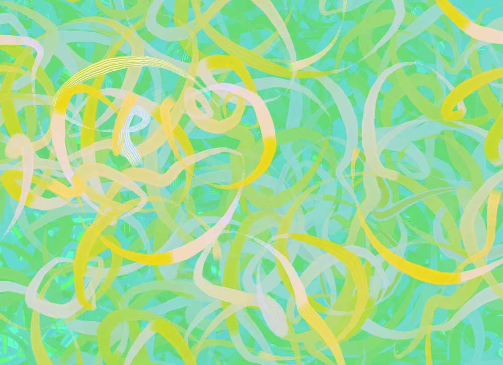 Digital generative artwork by Stanza