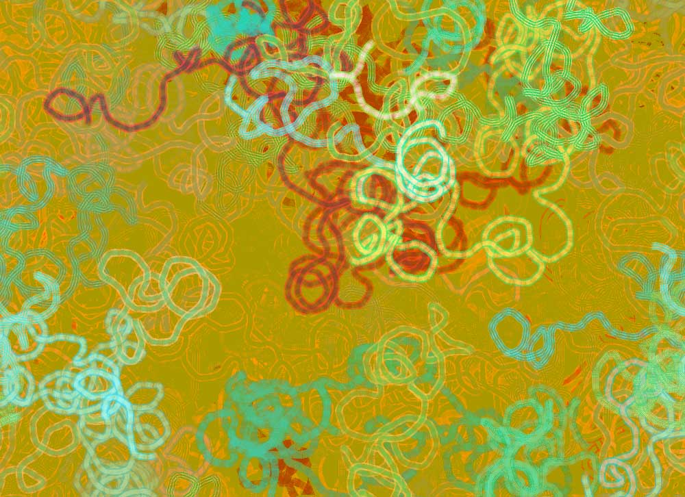 Digital generative artwork by Stanza