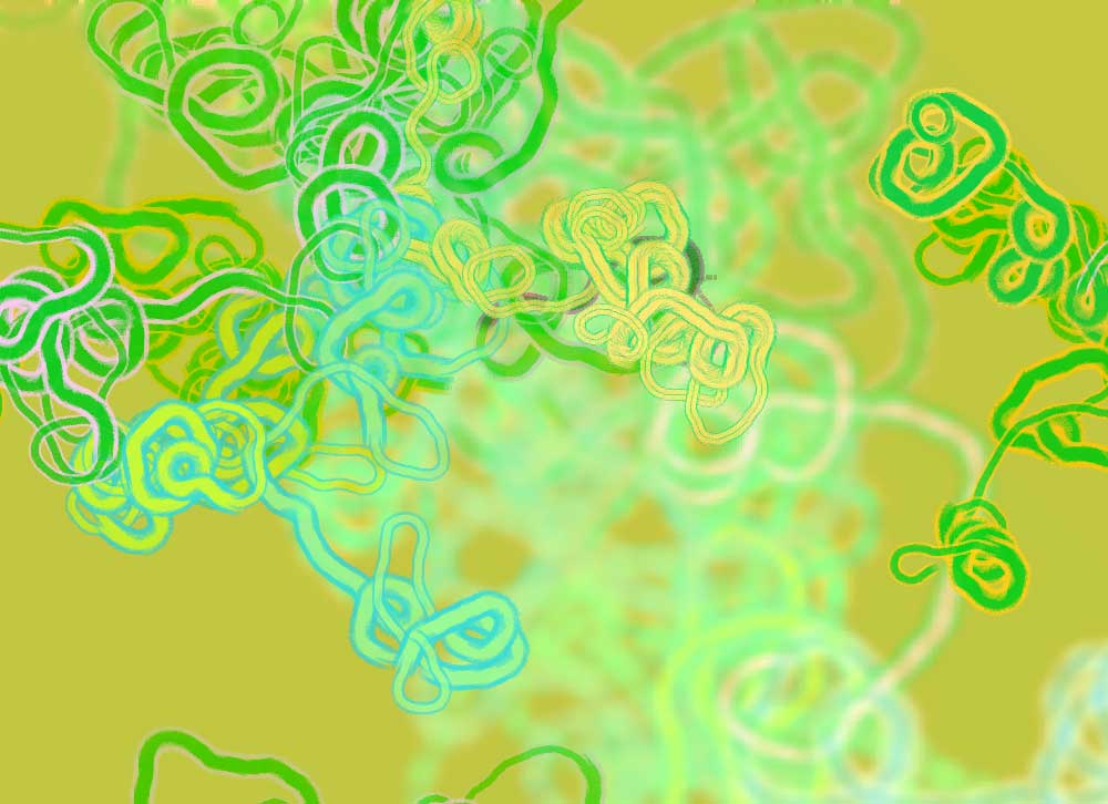 Digital generative artwork by Stanza