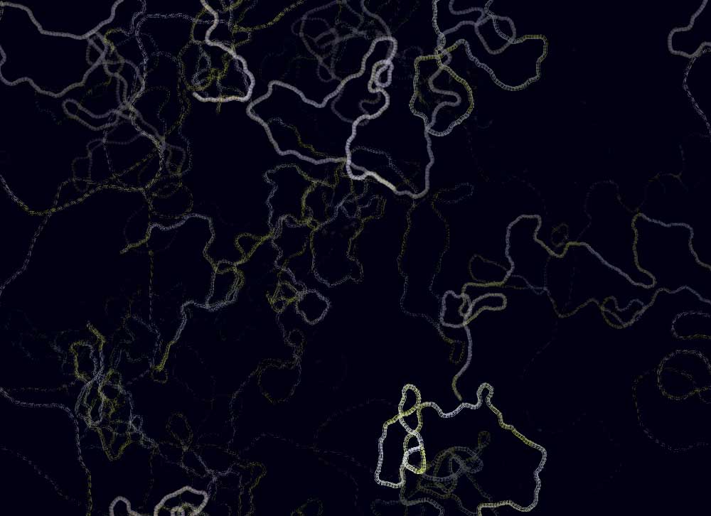 Digital generative artwork by Stanza