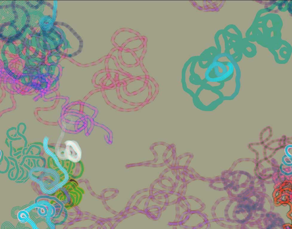 Digital generative artwork painting by Stanza