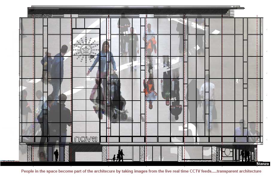 Stanza>There are three strands of my working process; these involve collecting data, visualizing the data, and then displaying the data from the city of Trondheim. The outputs from the online interfaces and online visualizations are be realized as real time dynamic artworks as diverse as installations, and real objects, made out of new display materials back in physical space, and in this cas,  aka, Stanza
