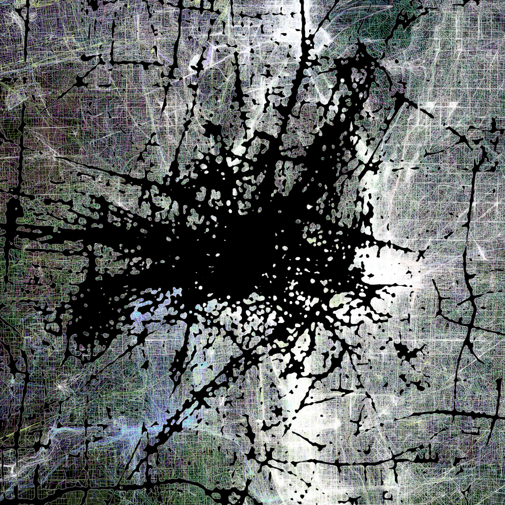 Stanza, artist , maps , data, painting, Art, city, maps, TSSK, urba, coded city, canvas maps , constucted cities, smart city, internet of things, metropolis,