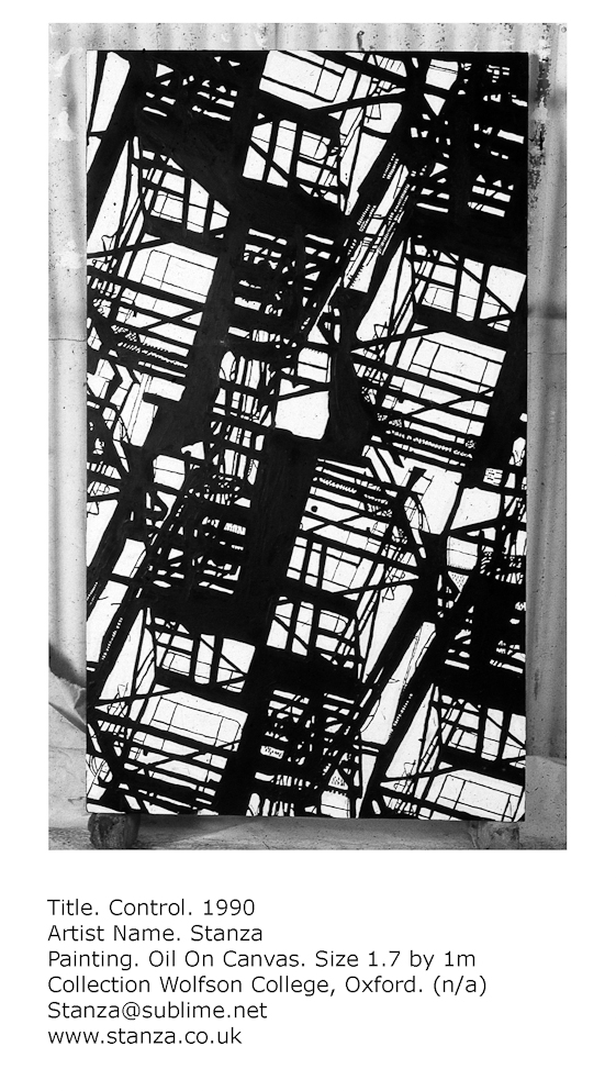 Steve Tanza, art, industrial.  Stanza