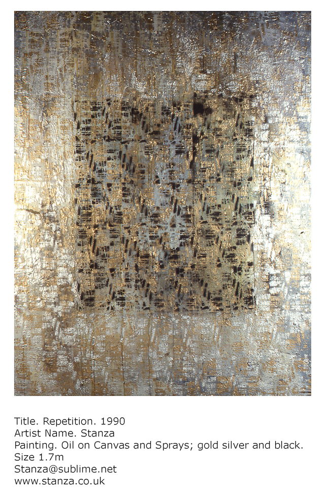 Stanza Pantings, Oil on canvas, 1989, city, urban, towers blocks and estates, maps , industrial.