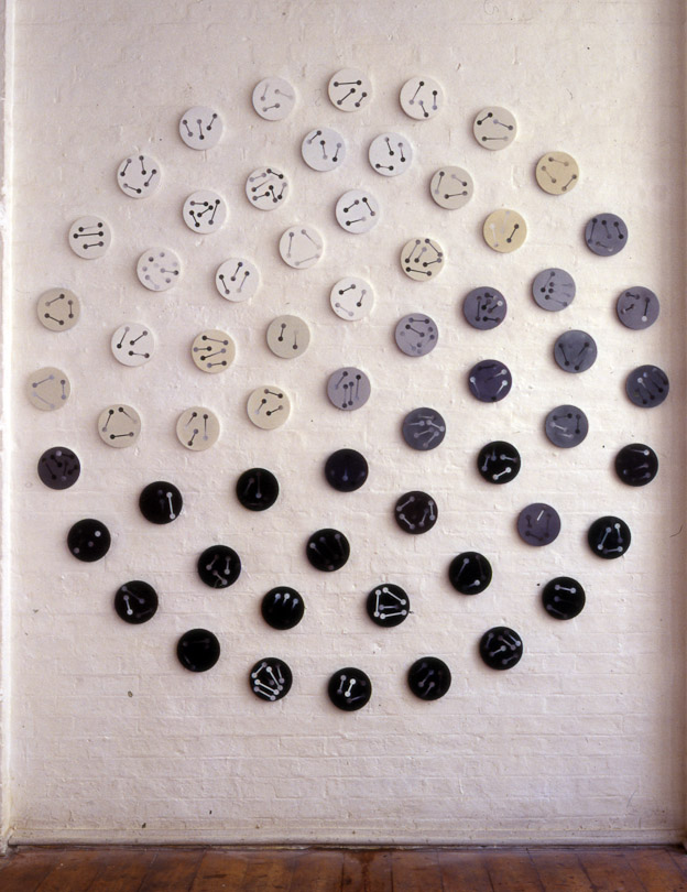 Drawing by hand.. One Hundred disics. Artwork By Stanza 