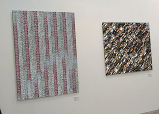 Artworks made of surveillance images by Steve Tanza