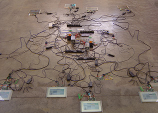 Surveillance based artwork