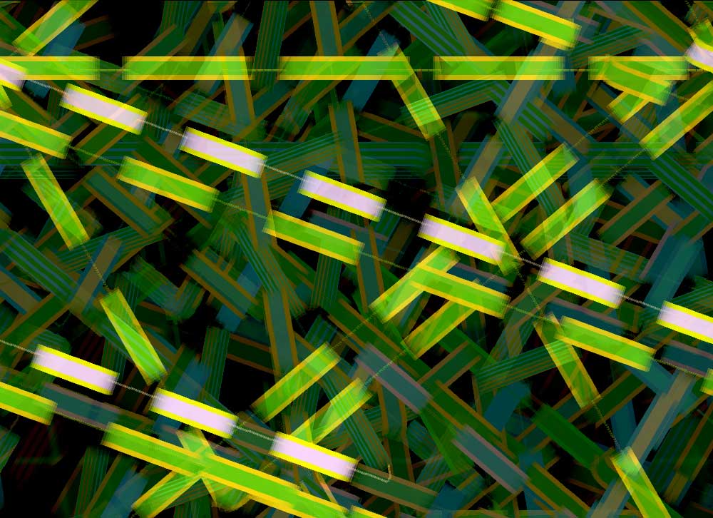 Digital generative artwork by Stanza