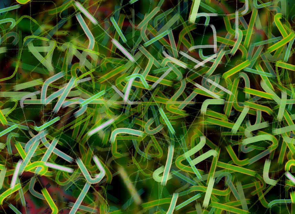 Digital generative artwork by Stanza