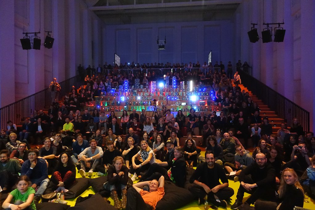 Stanza made with computer parts