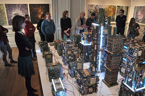 Surveillance art , sensor art project