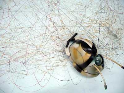 A playful robot installation 