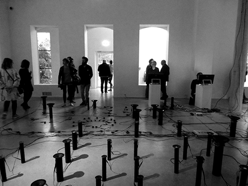 Stanza city sounds  map art installation