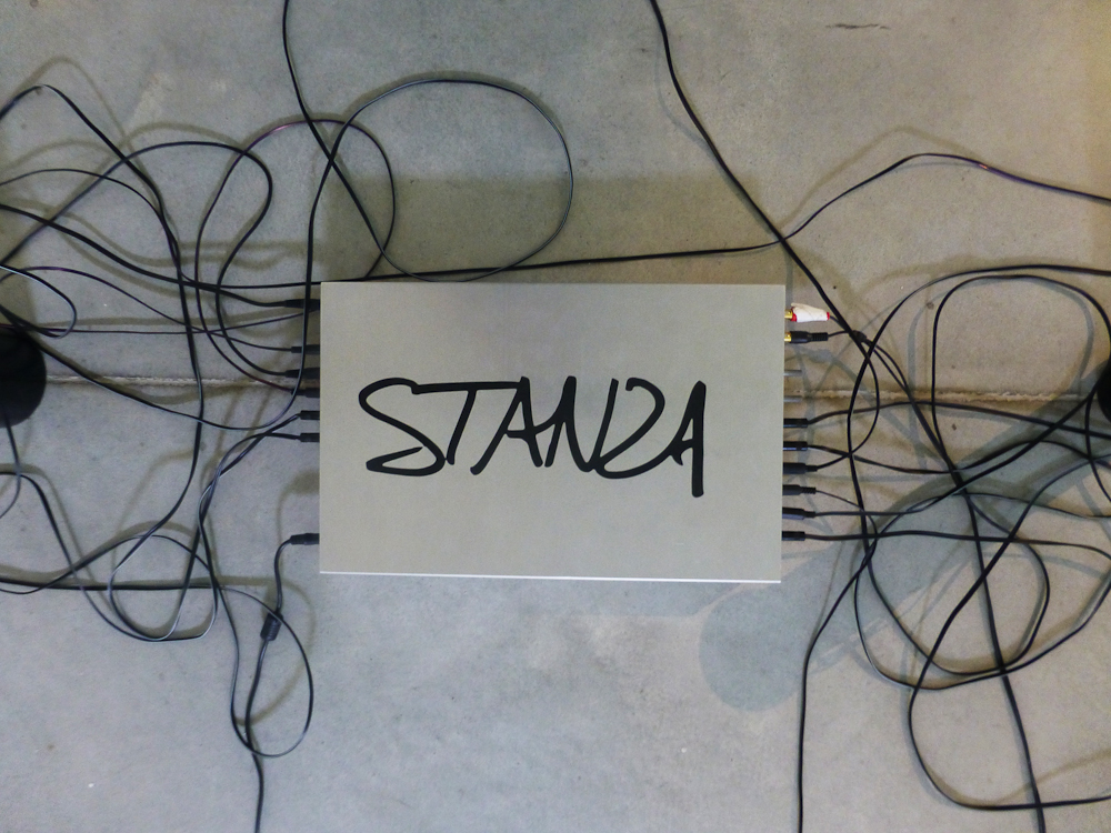 Stanza city sounds  map art installation, soundcities