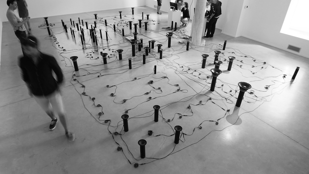 Stanza , Soundcities, art installation. Steve Tanza