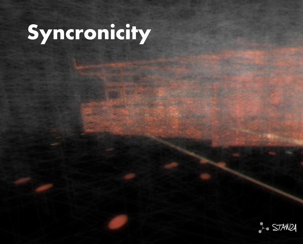 Stanza, data visualisation of real time buses as art