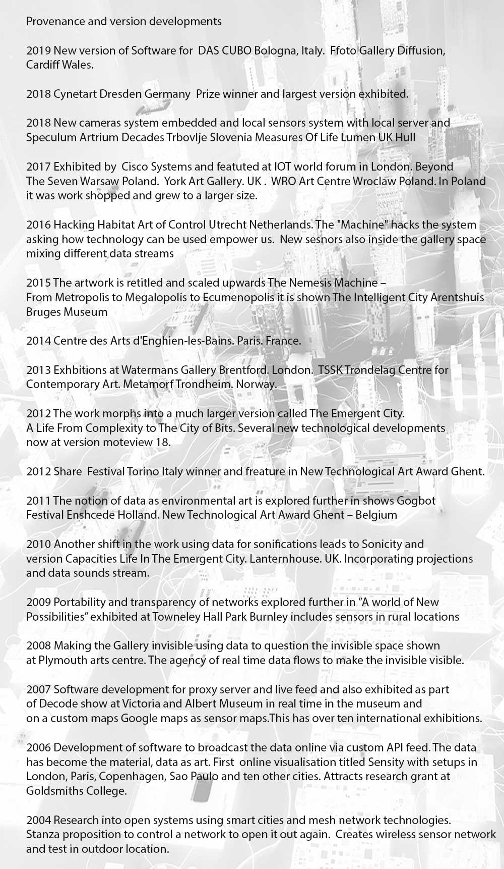 THE EMERGENT CITY. By Stanza