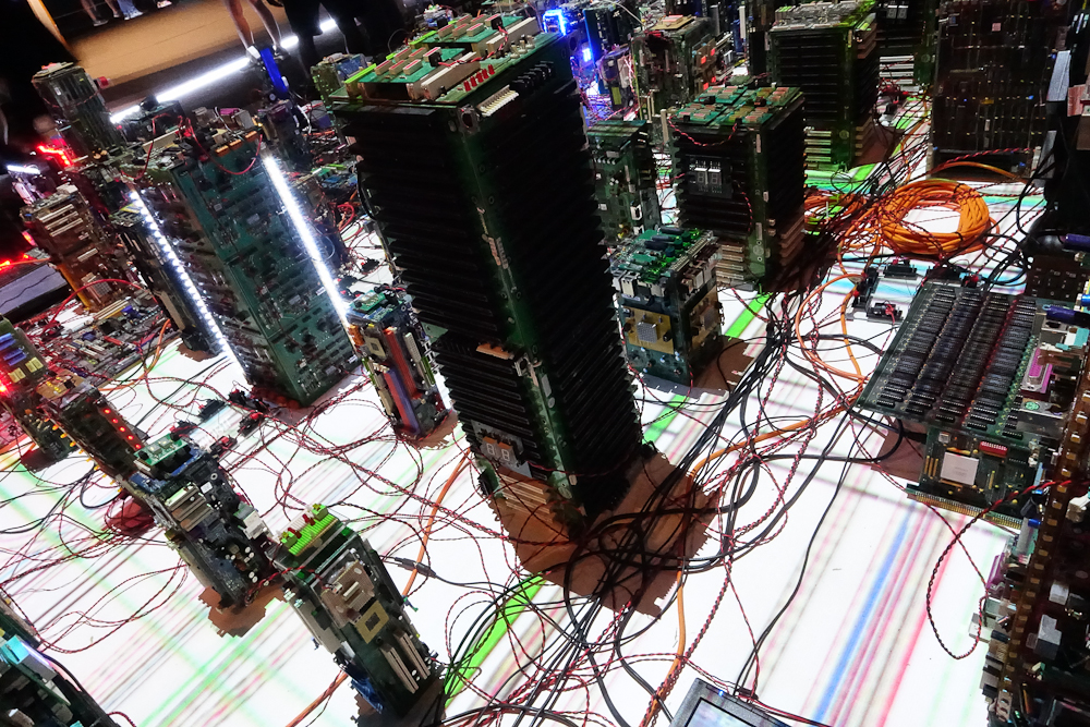 THE EMERGENT CITY. city sensor , data, surveillance art  by  stanza